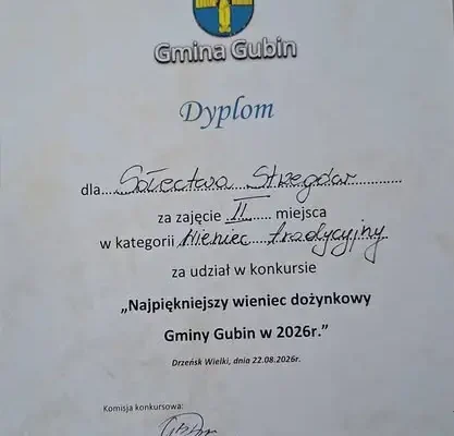 Dożynki Gminne w Drzeńsku Wielkim: Nasz wieniec zajął II miejsce