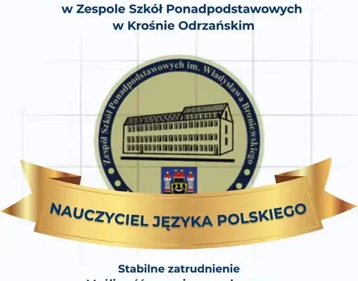 Nauczyciel języka polskiego poszukiwany w Krośnie Odrzańskim