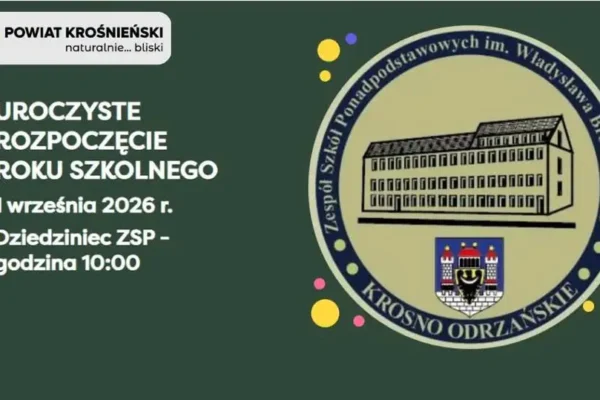Uroczyste rozpoczęcie roku szkolnego w ZSP w Krośnie Odrzańskim