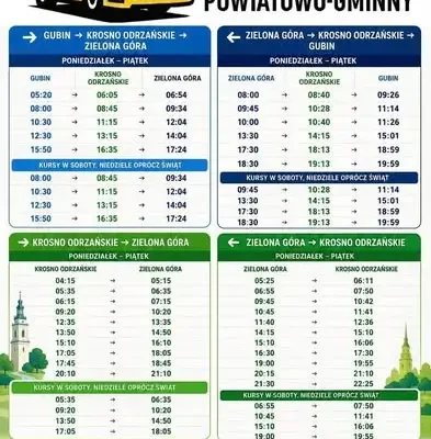 Żółte autobusy ruszają w trasę! Nowa komunikacja powiatowo-gminna od 1 września