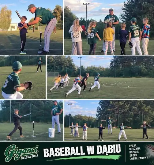Baseball zawitał do Dąbia – pierwszy trening nowej sekcji Gigantów Zielona Góra