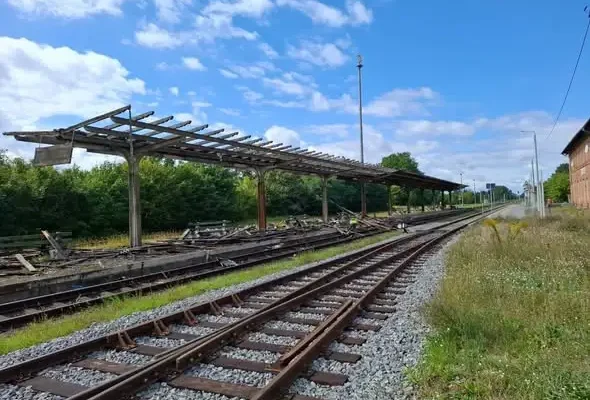 Ruszyła modernizacja peronu na stacji PKP w Krośnie Odrzańskim