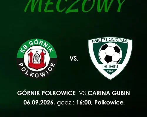 Mecz piłkarski: KS Górnik Polkowice kontra Miasto Gubin – zapowiedź
