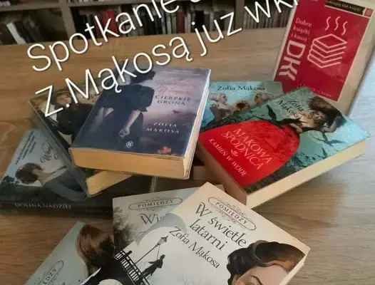 Zofia Mąkosa odwiedzi bibliotekę. Spotkanie autorskie już w listopadzie