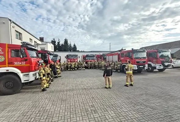 Ćwiczenia Kompanii Gaśniczej „Krosno Odrzańskie” w Nadleśnictwie Krosno