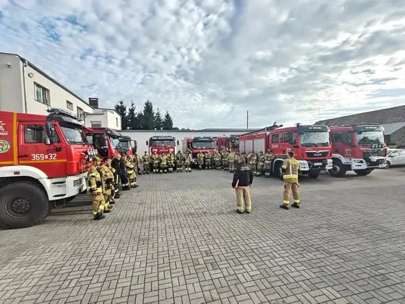 Ćwiczenia Kompanii Gaśniczej „Krosno Odrzańskie” w Nadleśnictwie Krosno