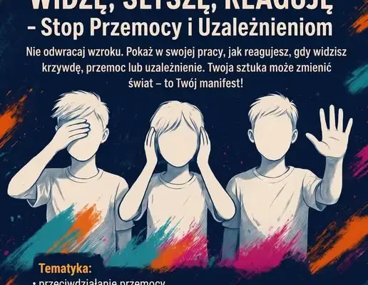Konkurs plastyczny w Krośnie Odrzańskim: „Widzę, słyszę, reaguję” – zgłoszenia do 6 listopada