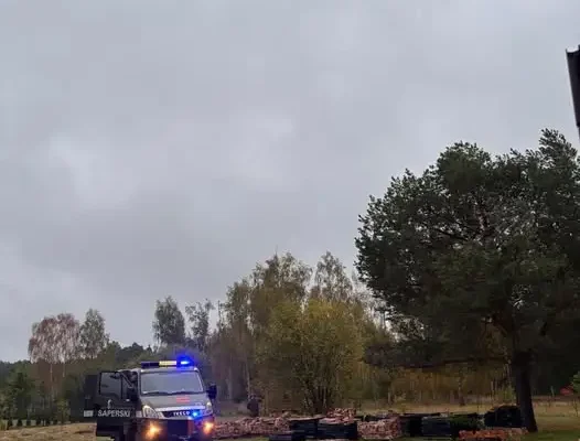 Budachów-Kolonia: strażacy z OSP Bytnica wspierali policję w działaniach
