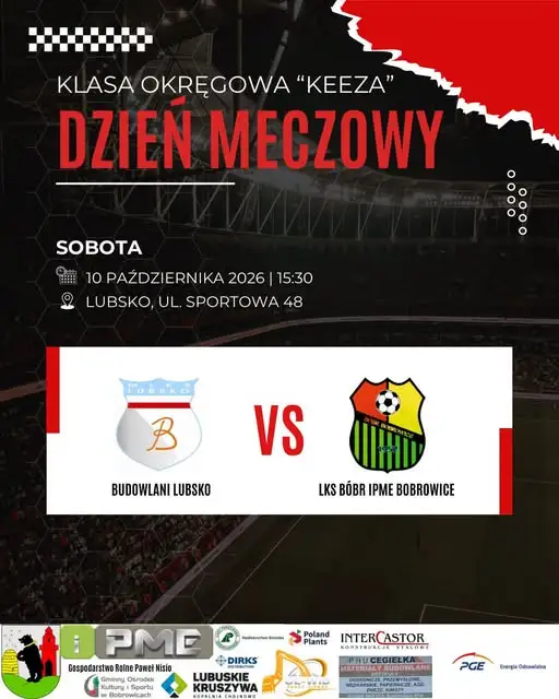 Budowlani Lubsko kontra LKS Bóbr Bobrowice – sobotni mecz Klasy Okręgowej