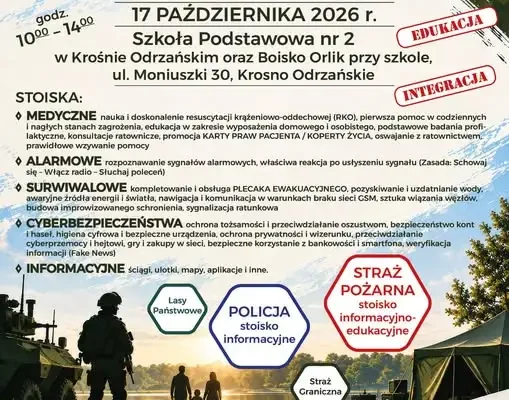 Krośnieński Piknik Bezpieczeństwa – rodzinny trening już 17 października