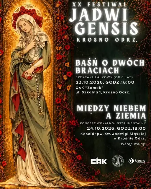 Festiwal Jadwigensis w Krośnie Odrzańskim świętuje XX edycję – spektakl i koncert już 23 i 24 października