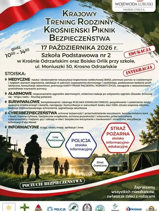 Krośnieński Piknik Bezpieczeństwa – praktyczne warsztaty dla całych rodzin