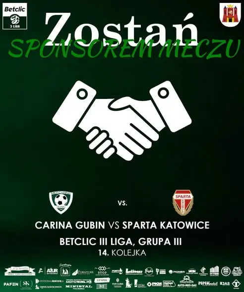 Carina Gubin podejmie Spartę Katowice. Klub licytuje sponsora meczu i strzał karny