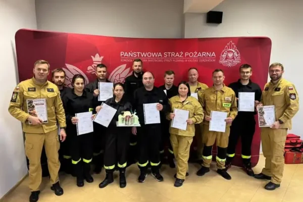 Druh z OSP Starosiedle ukończył kurs Kwalifikowanej Pierwszej Pomocy w Krośnie Odrzańskim
